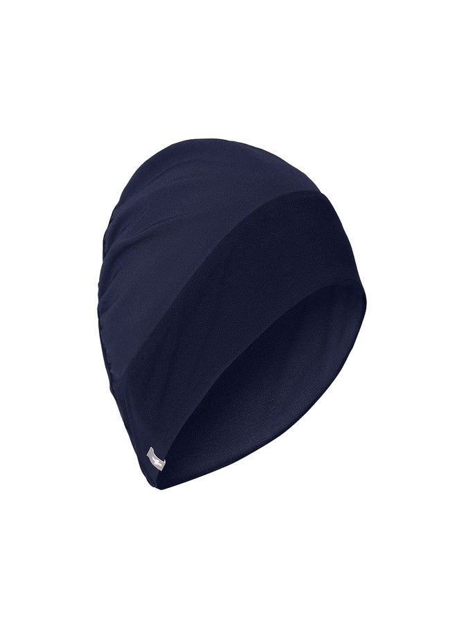 FIGS Modern Expandable Unisex Scrub Cap for Women and Men - Navy, One Size - Image 1